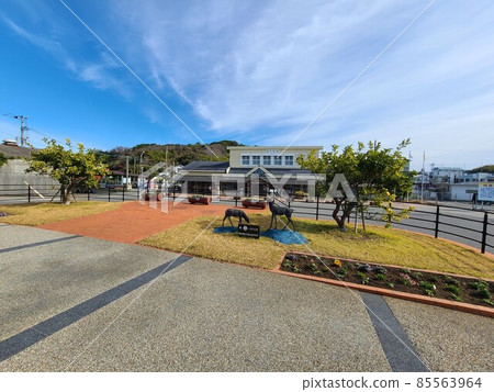 Beautiful Akune Station Hisatsu Orange Railway Akune City Kagoshima Prefecture 85563964