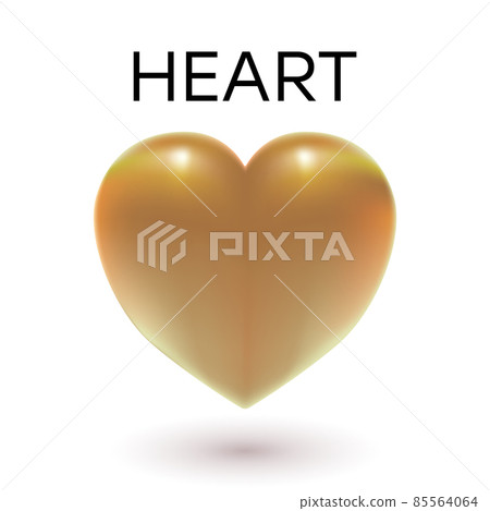 Text LOVE with Heart. 3d, Stock image