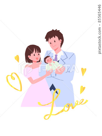 Shotgun wedding illustration 85565446