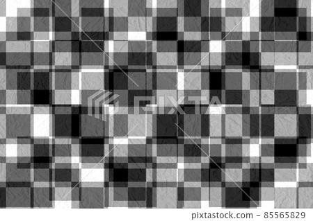 Layered checkered black abstract painting background Japanese paper pattern checkered pattern 85565829