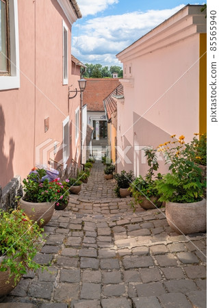 Streets of the old town of Szentendre, Hungary Streets of the old town of Szentendre, Hungary 85565940