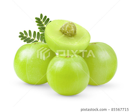 Indian gooseberries on white Indian gooseberries on white 85567715
