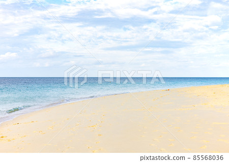 沖繩縣宮古島與那葉前濱海灘的風景 85568036