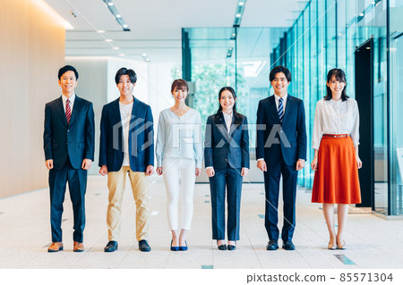 Office young staff shooting cooperation "LINK FOREST" 85571304