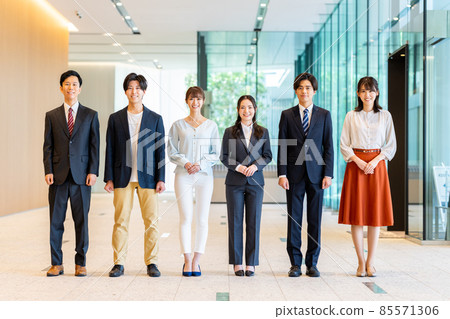Office young staff shooting cooperation "LINK FOREST" 85571306