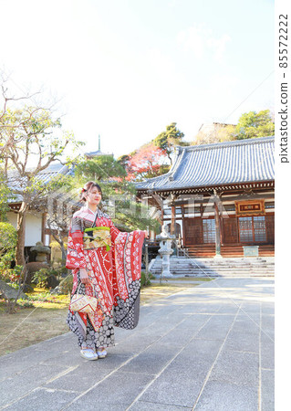 Pre-adult shooting Japanese woman in furisode location shooting in Japanese location Pre-adult shooting Japanese woman in furisode location shooting in Japanese location 85572222