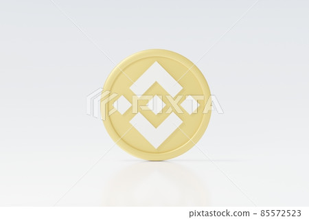 3d render stack of cryptocurrencies Binance coins or BNB. Cryptocurrency digital currency concept. New virtual money exchange in blockchain. 3d render stack of cryptocurrencies Binance coins or BNB. Cryptocurrency digital currency concept. New virtual money exchange in blockchain. 85572523