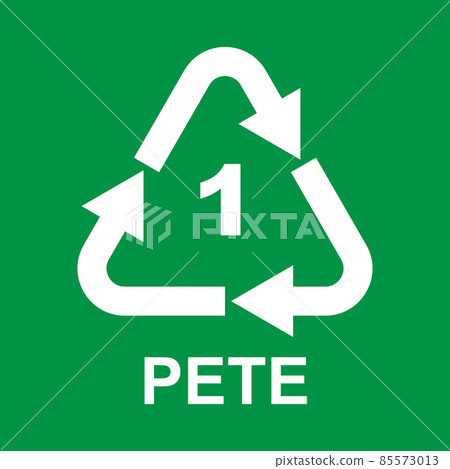 Plastic Recycling Symbol Class 1 PETE Plastic Recycling Symbol Class 1 PETE 85573013