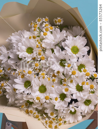 Close-up colorful spring bouquet with many different flowers jelly. 85573264