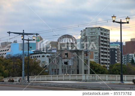 Atomic Bomb Dome and Aioi Bridge (Hiroshima City) Atomic Bomb Dome and Aioi Bridge (Hiroshima City) 85573782
