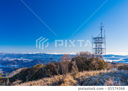(Shizuoka Prefecture) Snowfall Kinkanzan radio tower 85574366