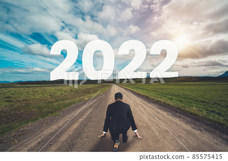 The 2022 New Year journey and future vision concept The 2022 New Year journey and future vision concept 85575415