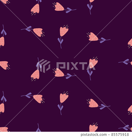 little flower seamless pattern. Vintage nature graphic. 85575918