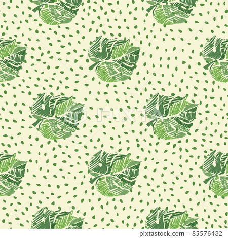 Creative monstera leaves tropical seamless pattern. Embroidery palm leaf endless wallpaper. Creative monstera leaves tropical seamless pattern. Embroidery palm leaf endless wallpaper. 85576482