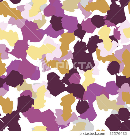 Camouflage seamless pattern. Irregular shapes endless wallpaper. Abstract animal print. Camouflage seamless pattern. Irregular shapes endless wallpaper. Abstract animal print. 85576483