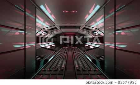 Entrance of sci fi corridor 4K UHD 3D illustration Entrance of sci fi corridor 4K UHD 3D illustration 85577953