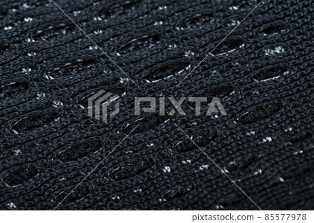 Mesh of black sports sneakers for training Macro Mesh of black sports sneakers for training Macro 85577978