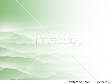 澀綠的雲海 風景背景插圖 漸變從左到右 水平 其他顏色可選 85578047
