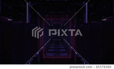 3d illustration of rectangular dark endless 4K...-插圖素材 [85578360] - PIXTA圖庫