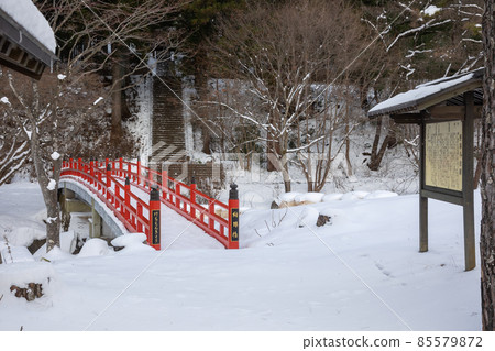Snow Taineiji Temple Yuenbashi, Minakami Town, Gunma Prefecture Snow Taineiji Temple Yuenbashi, Minakami Town, Gunma Prefecture 85579872