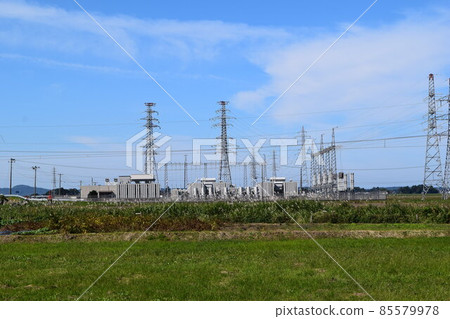 Outdoor substation equipment and transmission tower 85579978