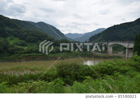 山形縣鶴岡市迦山水壩 山形縣鶴岡市迦山水壩 85580021