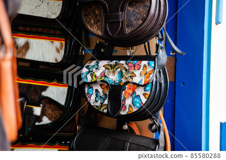 Colombian traditional leather satchel called Carriel Colombian traditional leather satchel called Carriel 85580288