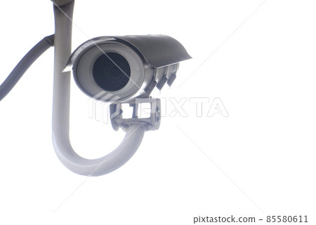 CCTV security camera operating in home. Image of CCTV security camera on background. cctv ball on safe ground. CCTV security camera operating in home. Image of CCTV security camera on background. cctv ball on safe ground. 85580611
