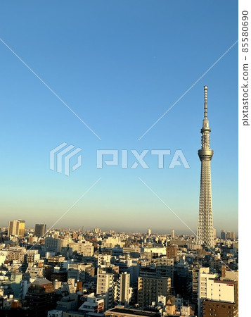 有日出漸變的東京天空樹 85580690