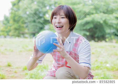 Nursery teacher portrait Nursery teacher portrait 85582805