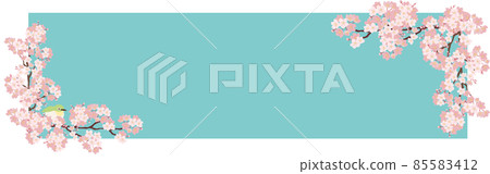 Sakura frame rectangle 85583412