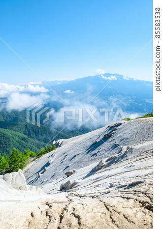 日向山山頂風景(俯瞰八岳) 日向山山頂風景(俯瞰八岳) 85583538