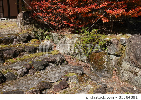 Stone stairs to Tokushima Kito Takanose Gorge 85584881
