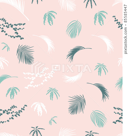 Seamless pattern of jungle-like plants Seamless pattern of jungle-like plants 85585447
