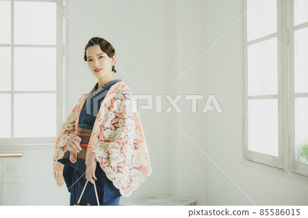 牛仔和服披肩 85586015