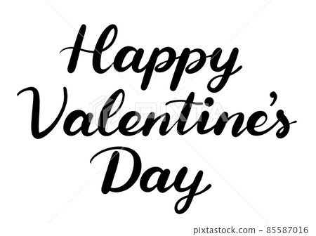 Happy Valentine ’s Day handwriting 85587016