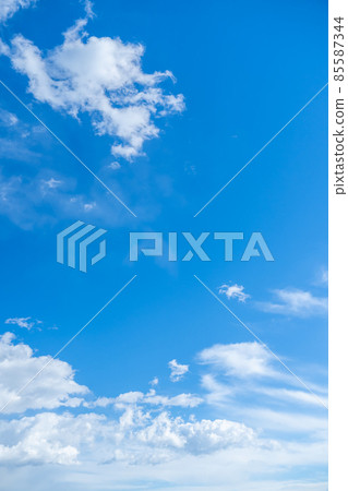 天空雲彩藍天白色雲彩綜合性背景材料照片材料 85587344