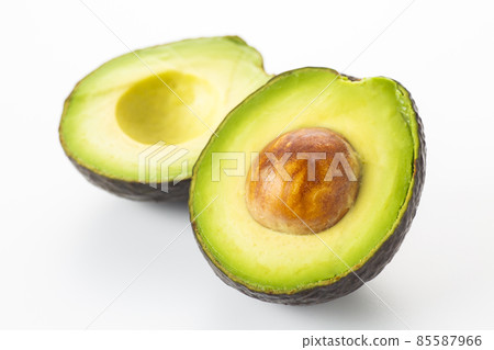Avocado white background 85587966