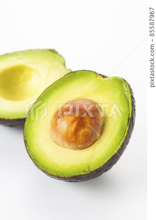 Avocado white background 85587967