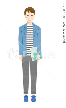 Smiley men, college students, students Smiley men, college students, students 85588145