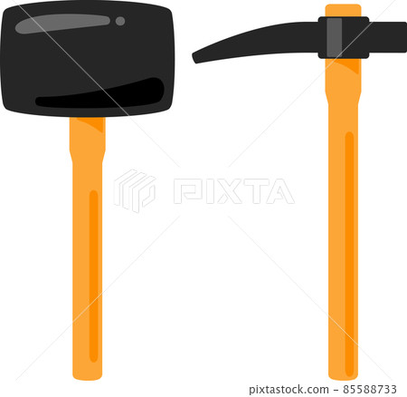 Hammer and pickaxe 85588733