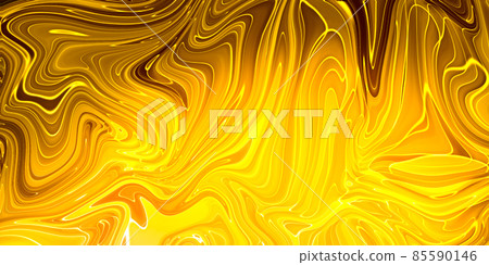 Liquid marbling paint texture background. Fluid painting abstract texture, Intensive color mix wallpaper. 85590146