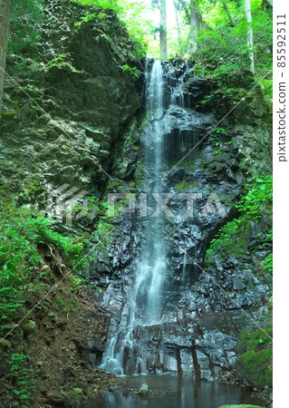 岡山縣津山市布野瀑布附近的白浜瀑布仲夏景色 岡山縣津山市布野瀑布附近的白浜瀑布仲夏景色 85592511