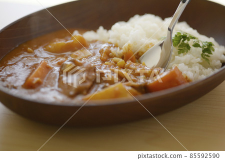 Curry curry rice beef curry home cooking rice food vegetables food Curry curry rice beef curry home cooking rice food vegetables food 85592590