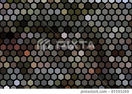 Multi-colored rectangular pixel background. The texture consisting of multi-colored hexagons. Multi-colored rectangular pixel background. The texture consisting of multi-colored hexagons. 85593269