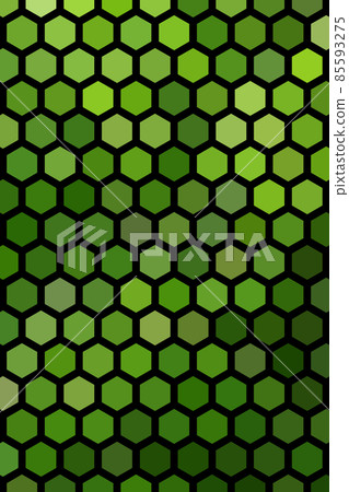 Multi-colored rectangular pixel background. The texture consisting of multi-colored hexagons. 85593275