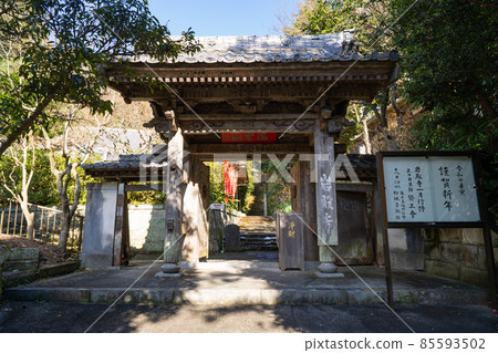 甘殿寺大門（神奈川縣逗子市） 85593502