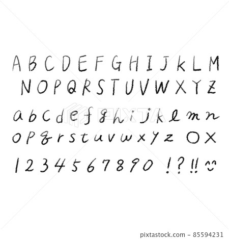 鉛筆手繪人物矢量素材 85594231