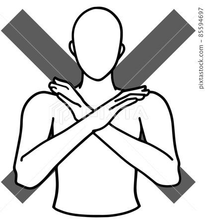 人物插圖x人物x姿勢x背後的標記 人物插圖x人物x姿勢x背後的標記 85594697