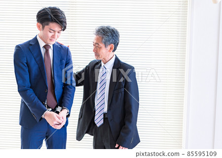 Arrested businessman and boss 85595109